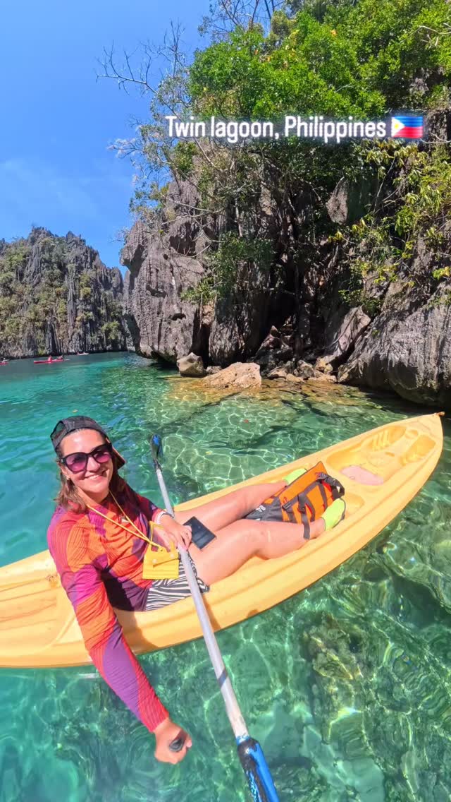 #twinlagoon #coron was yet another amazing natural wonder in #phillipines ideal for swimming and kayaking. Pristine and beautiful #naturelovers #nature